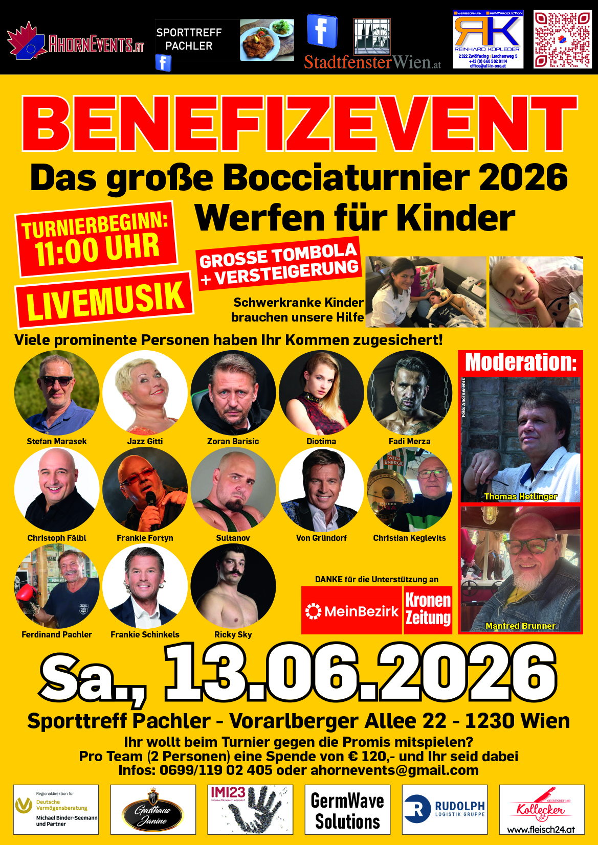 Poster zum Boccia Benefizevent 2026